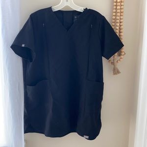 Figs maternity scrub top